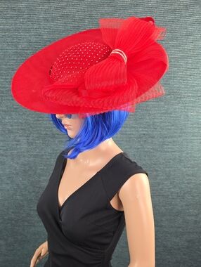 Dressfan Fascinator Hat Two Colors Available, Pick One!